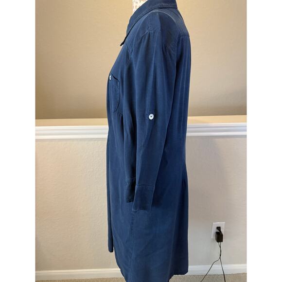 Soft‎ Surroundings Medium navy Dress Lyocell / Rayon blend Size Med - Picture 2 of 8